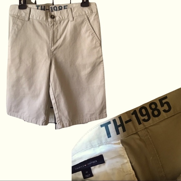 TOMMY HILFIGER Style TH 1985 Bermuda Shorts Big Boys Khaki Size 18 Boy - Picture 3 of 6